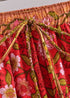 Boho Skirts in Verbena Flower in Red For Women