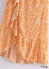 Boho Skirts in Wrap Skirt, Daisy in Saffron For Women