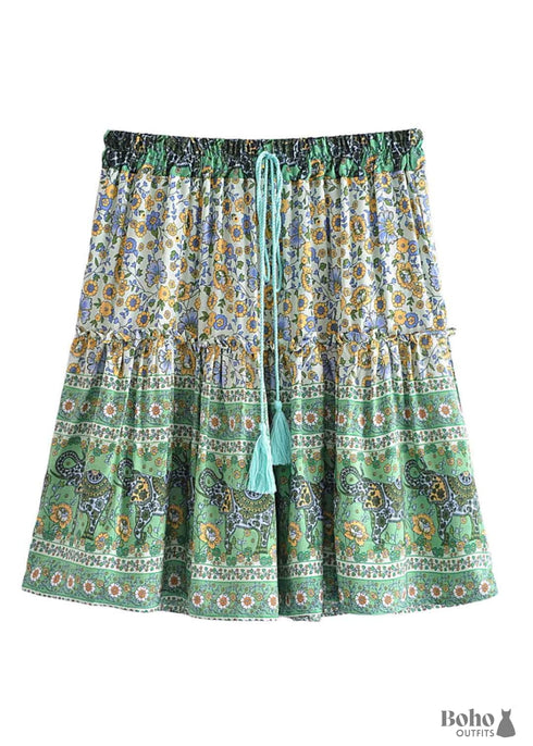Faldas Boho - Falda Cruzada Anna Para Mujer