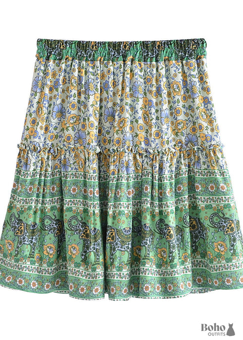 Faldas Boho - Falda Cruzada Anna Para Mujer