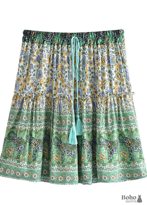 Faldas Boho - Falda Cruzada Anna Para Mujer