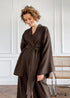 Boho Sleepwear, Pajamas Set, Emily Cotton in Green, Brown and Gray