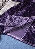 Boho Sleepwear, Pajamas Set, PJ Purple Velvet