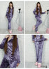 Boho Sleepwear, Pajamas Set, PJ Purple Velvet