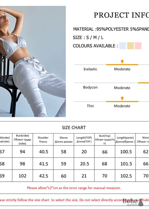 Boho Sleepwear, Pajamas Set, PJ Satin Clementine in Silver, Pink and Champagne