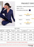 Boho Sleepwear, Pajamas Set, PJ Satin Corinne in Navy Blue
