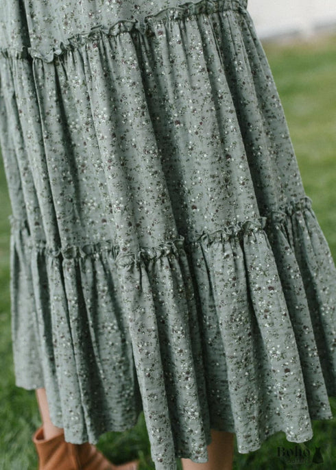 Boho Square Collar Dress Sadie