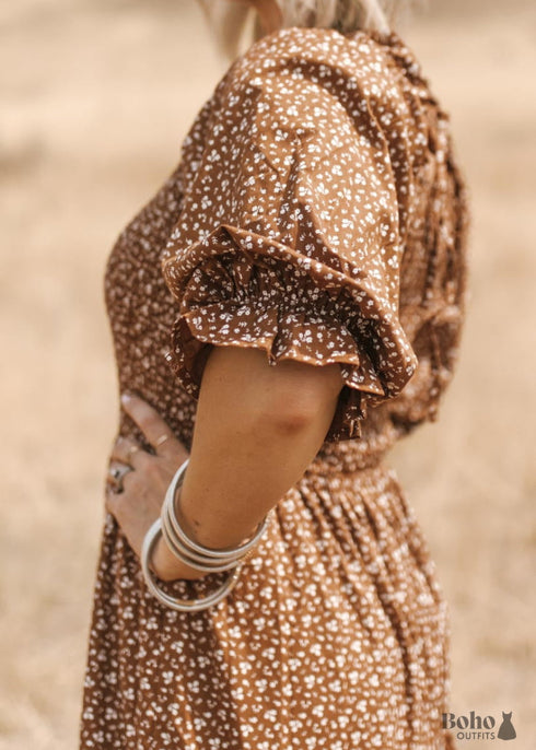 Boho Square Collar Dress Sadie