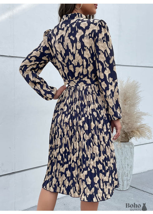 Boho Style Long Sleeve Mini Dress Jessica