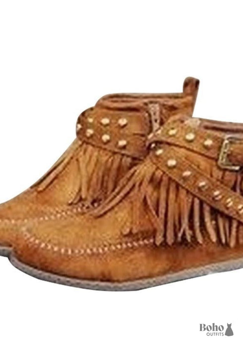 Botas de ante estilo bohemio