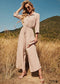 Boho Suit Collar Casual Jumpsuit Sienna