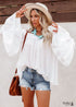 Boho Trumpet Sleeves Chic Blouse Ivy