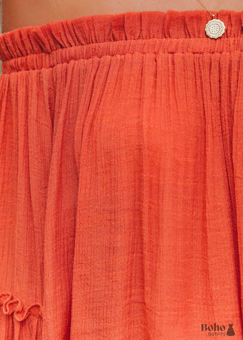 Boho Trumpet Sleeves Chic Blouse Ivy