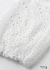 Boho White Crochet Mini Dress Brielle