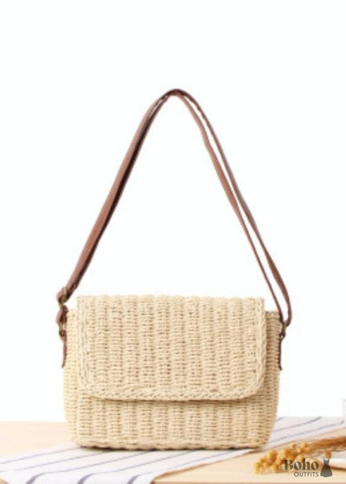 Bolso de hombro trenzado Elena