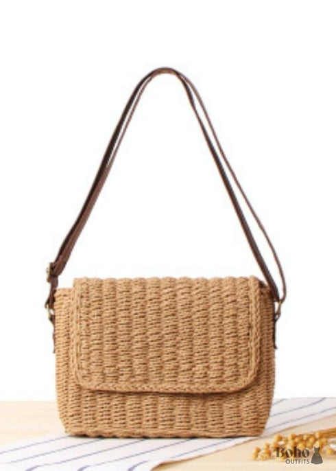 Bolso de hombro trenzado Elena