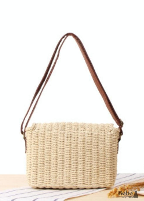 Bolso de hombro trenzado Elena