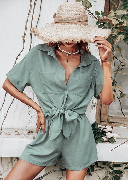 Vestido mini bohemio informal de dos piezas Logan