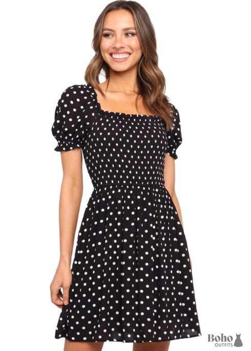 Cute Country Black Dress