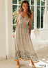 Elegent Floral Boho Maxi Dress Magnolia