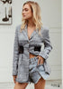 Grey Boho Blazer Jacket