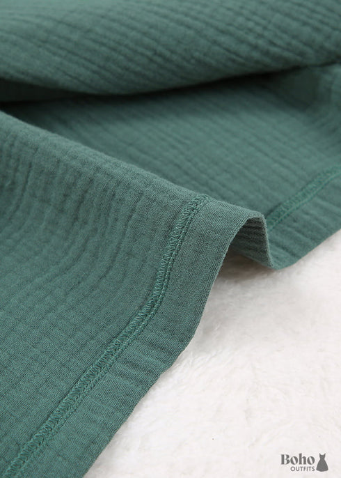 Pijama de algodón Hiloc para mujer, traje de cuello vuelto con pantalones cortos, pijama de manga larga para dormir