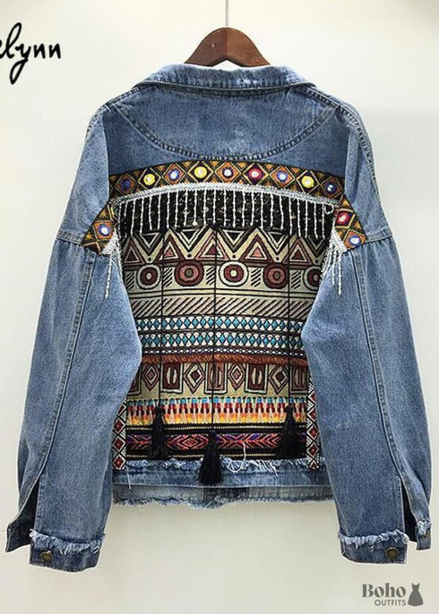 Chaqueta hippie chic