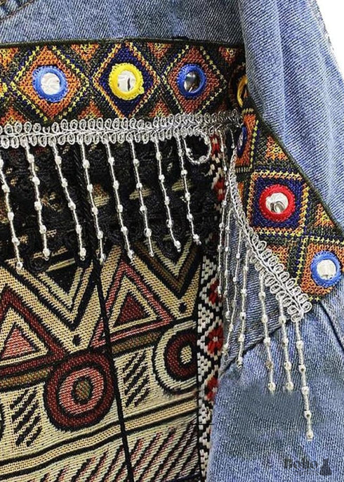 Chaqueta hippie chic