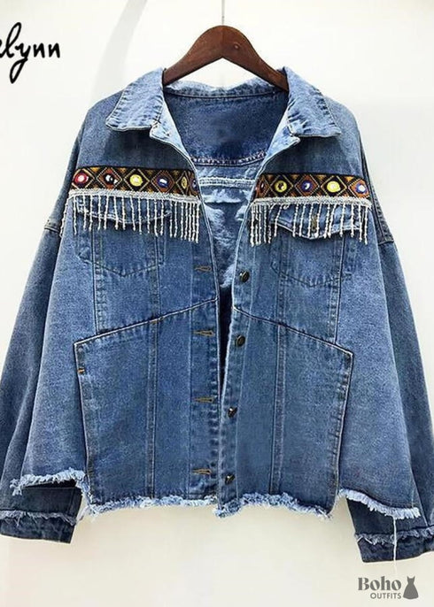 Chaqueta hippie chic