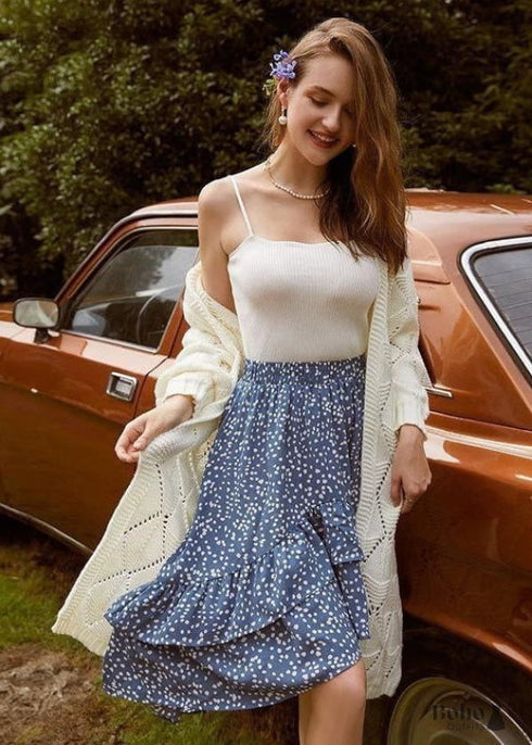 Chaqueta larga Boho Cruda