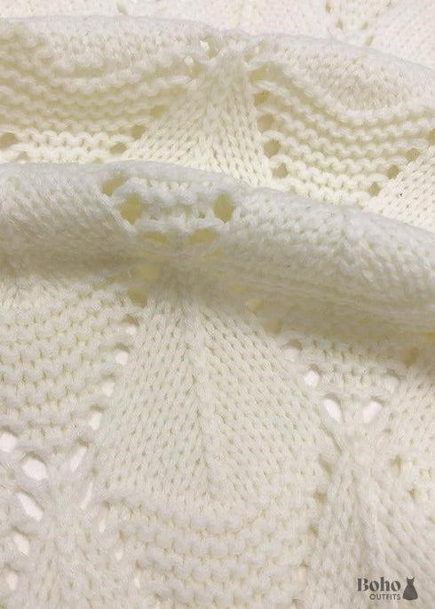 Chaqueta larga Boho Cruda