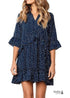 Navy Blue Polka Dot Vintage Dress