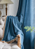 Navy Blue Sheer Curtains