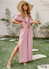 Pink Boho Jumpsuit Dress Talia