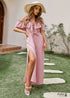 Pink Boho Jumpsuit Dress Talia