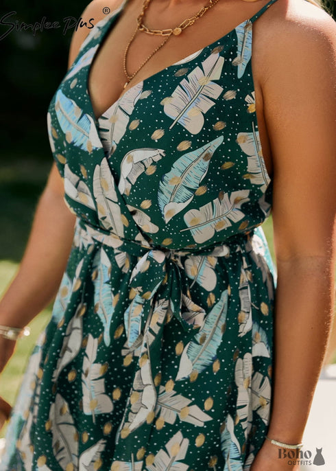 Plus Size Boho Chic Mini Dress Anne