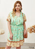 Plus Size Boho Mini Dress