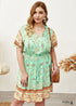 Plus Size Boho Mini Dress Vanessa