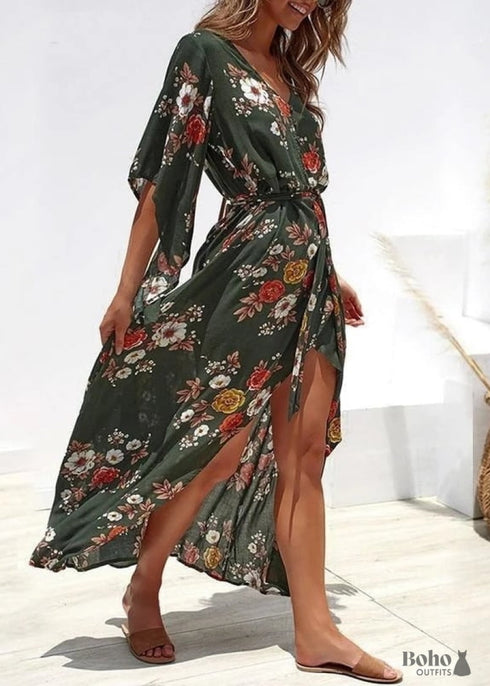 Summer Boho Beach Maxi Dress Blakely