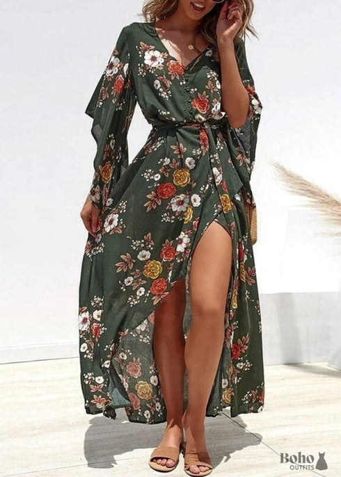 Summer Boho Beach Maxi Dress Blakely