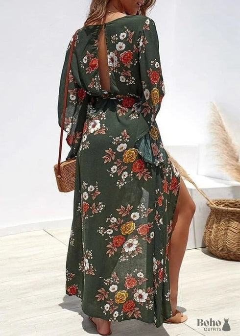 Summer Boho Beach Maxi Dress Blakely