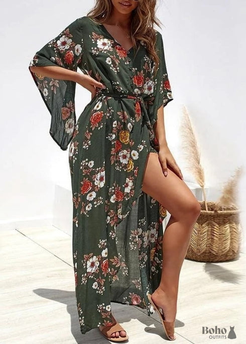 Summer Boho Beach Maxi Dress Blakely