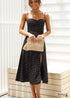 Summer Mid-Length Boho black Dress