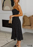 Summer Mid-Length Boho black Dress