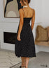 Summer Mid-Length Boho black Dress