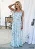 Tie Dye Pattern Boho Maxi Dress Ember