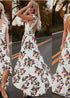V-neck Backless Boho Maxi Dress Aisha