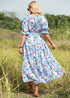 V-neck Boho Floral Maxi Dress Blakely