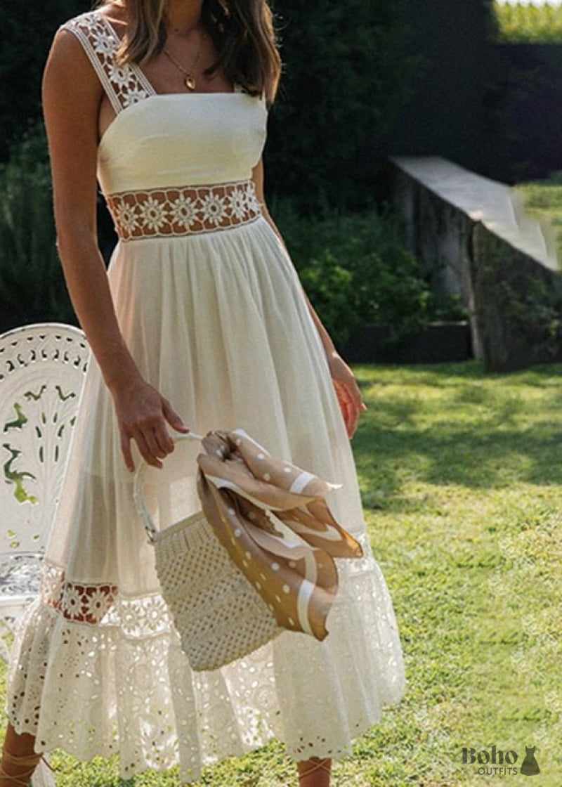 White Lace Backless Boho Maxi Dress Brynlee - Boho Dress Boho Dress Official White Lace Backless Boho Maxi Dress Brynlee - Boho Dress Boho Dress Official