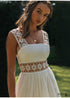 White Lace Backless Boho Maxi Dress Brynlee